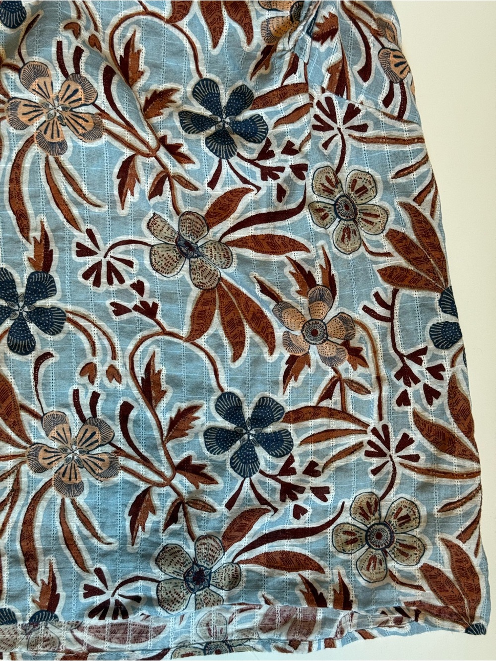 Sam Edelman Cotton Floral Ruffle Top - Picture 8 of 15